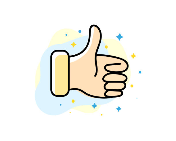 istock like doodle icon vector isolated. hand drawn customer review icon, quality rating, feedback, five stars doodle symbol on white background. 1326517140