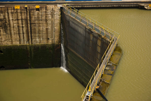 istock Locks of Panama Canal, Close-up 1326520412