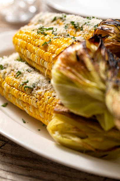 istock Grilled Corn on The Cob With Parmesan Cheese 1326524385
