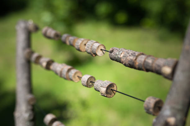 istock Tree stumps, Indian village in Krakow in Poland 1326537446