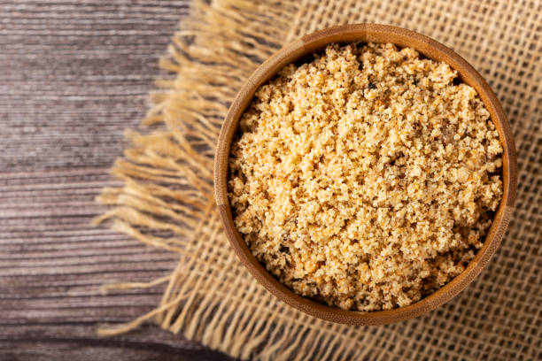 istock Bowl with Brazilian farofa. Made with manioc flour. 1326538416