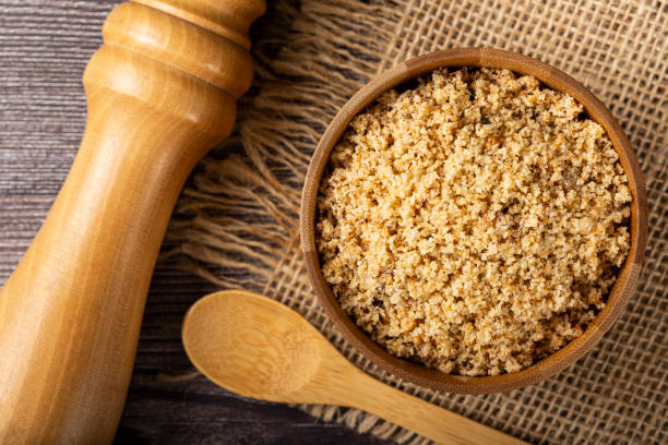 istock Bowl with Brazilian farofa. Made with manioc flour. 1326538427