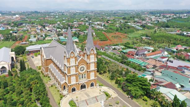 istock Ancient nice catherdal in central Vietnam 1326540919