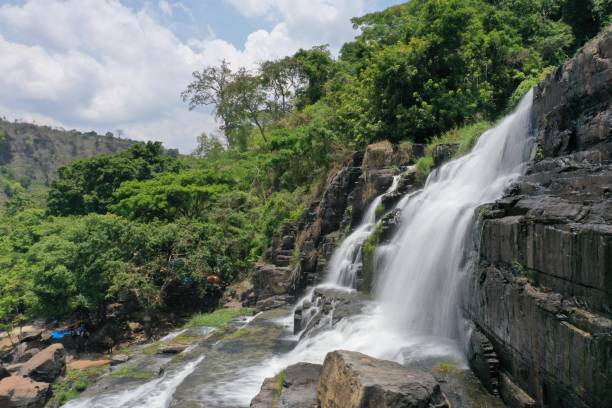 istock Nice Pongour waterfall in central Vietnam 1326540938