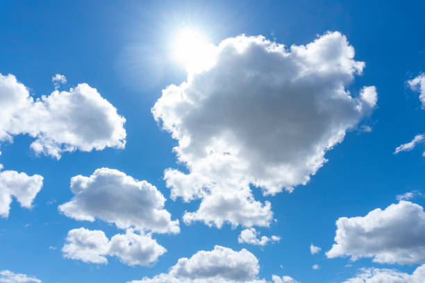 istock Beautiful blue sky with clouds in clear sunny weather 1326541010