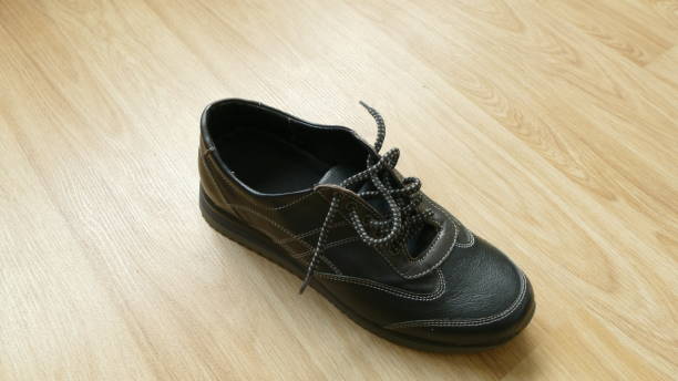 istock mens boots made of black leather 1326543272