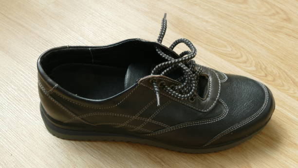 istock mens boots made of black leather 1326543302
