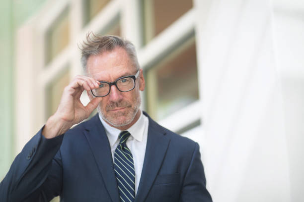 Portrait of a older businessman