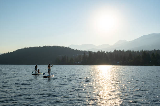 istock Family on a paddle board adventure 1326551905