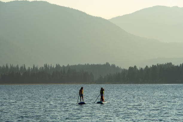 istock Family on a paddle board adventure 1326551906