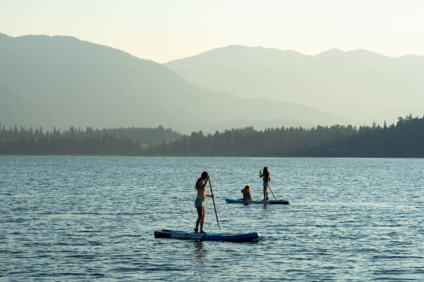 istock Family on a paddle board adventure 1326551953
