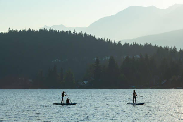 istock Family on a paddle board adventure 1326551967