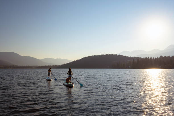 istock Family on a paddle board adventure 1326552008