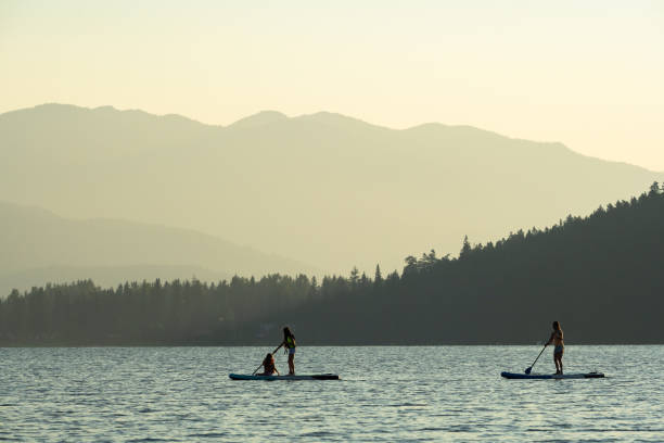 istock Family on a paddle board adventure 1326552040