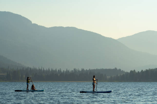istock Family on a paddle board adventure 1326552059