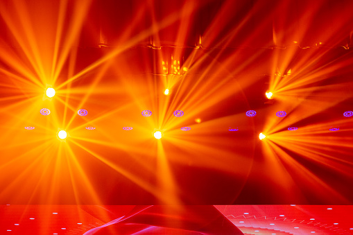 Stage lights background