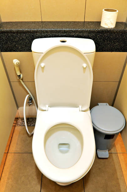 istock flush toilet in University top view 1326559026
