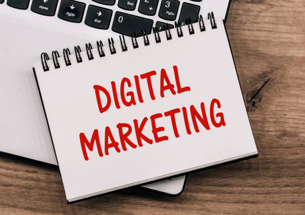 istock Notebook with text about Digital Marketing on white laptop 1326564755