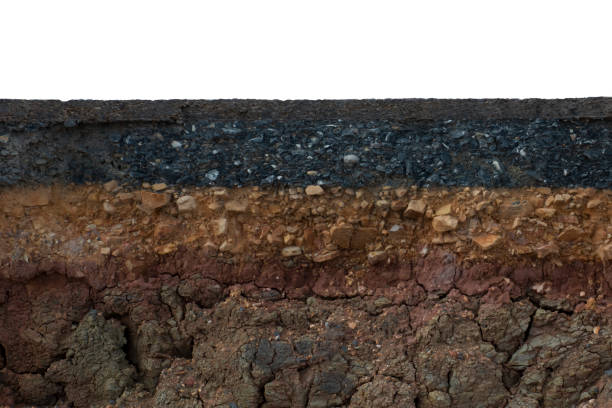 istock The layer of asphalt with soil and rock 1326570695