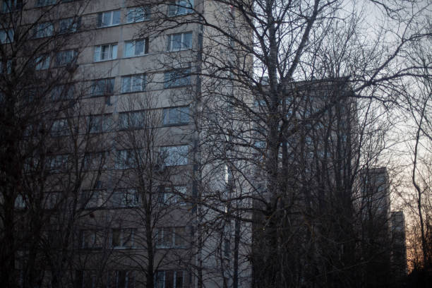 istock Apartment house. Residential building. 1326574044