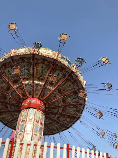 istock big swing view from fun fair festival 1326576531