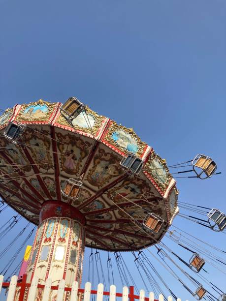 istock big swing view from fun fair festival 1326576549