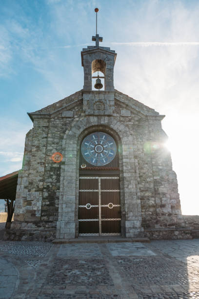 istock Old church against blue sky 1326610542