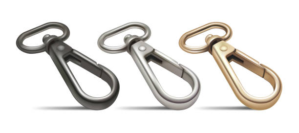 istock A set of carabiners for a bag strap. 3d vector illustration 1326613212