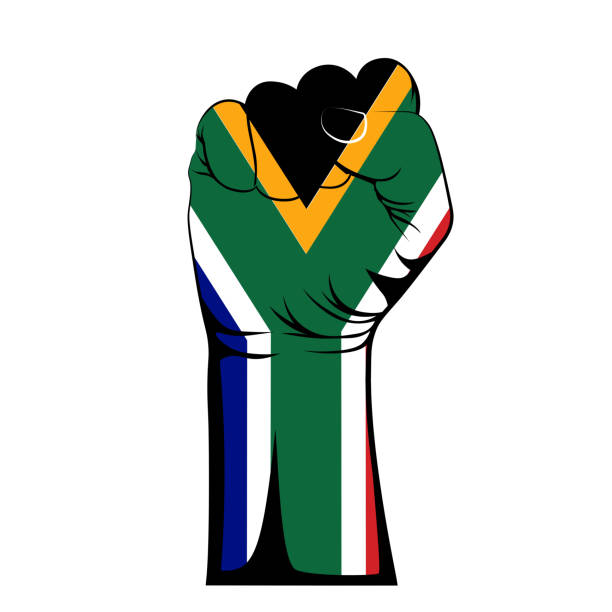 illustrations, cliparts, dessins animés et icônes de nelson mandela jour 18 de juillet - south africa flag africa south african flag