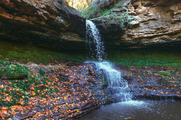 istock Natural water cascade in Saharna Moldova 1326618825