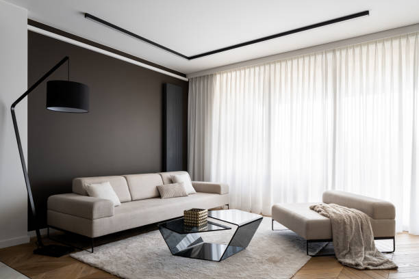 istock Simplicity and elegance in bright living room 1326620937