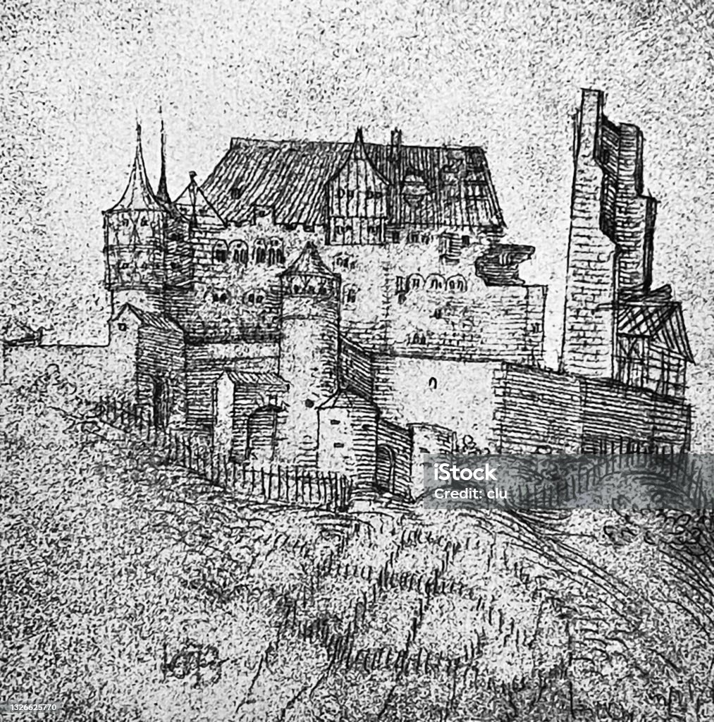 El castillo de Weibertreu cerca de Weinsberg, Heilbronn, Alemania - Ilustración de stock de Alemania libre de derechos