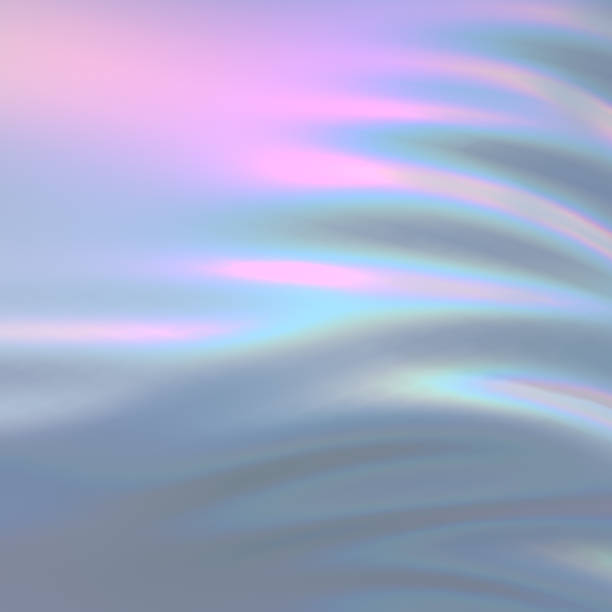 istock Modern abstract pastel iridescent holographic foil background. 3d render. 1326632804