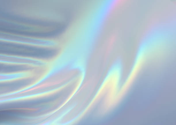 istock Modern abstract pastel iridescent holographic foil background. 3d render. 1326632834