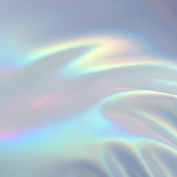 istock Modern abstract pastel iridescent holographic foil background. 3d render. 1326632871