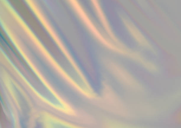 istock Modern abstract pastel iridescent holographic foil background. 3d render. 1326632903