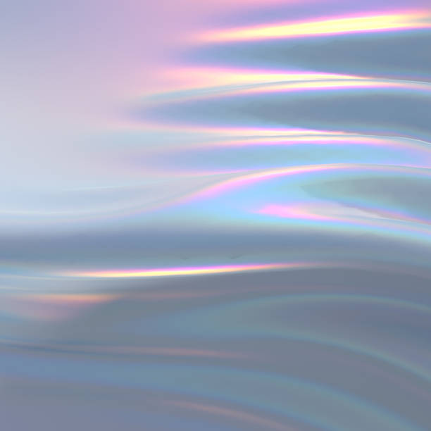 istock Modern abstract pastel iridescent holographic foil background. 3d render. 1326633505