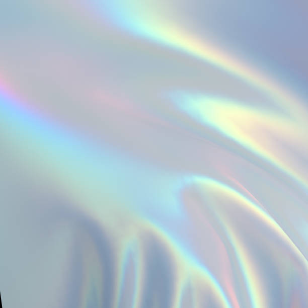 istock Modern abstract pastel iridescent holographic foil background. 3d render. 1326633567