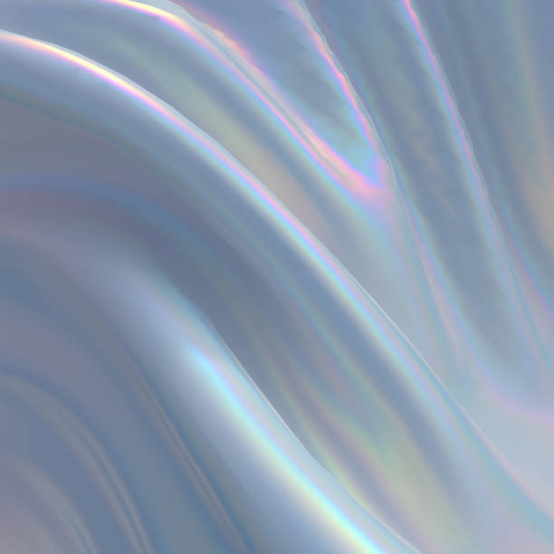 istock Modern abstract pastel iridescent holographic foil background. 3d render. 1326633614