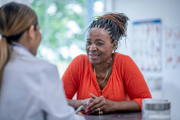 istock Woman has medical consultation 1326649675