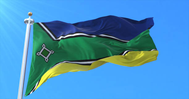 flagge des bundesstaates amapa, brasilien - state representatives stock-fotos und bilder