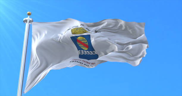 istock Rio Branco flag, Acre, Brazil 1326652151