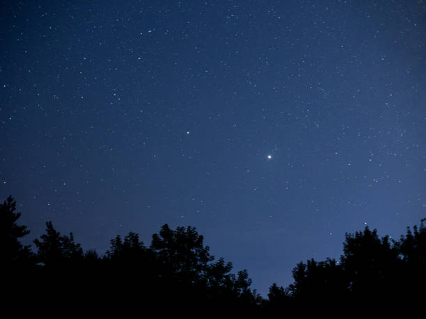 istock Bright stars and planets in the night sky 1326656148