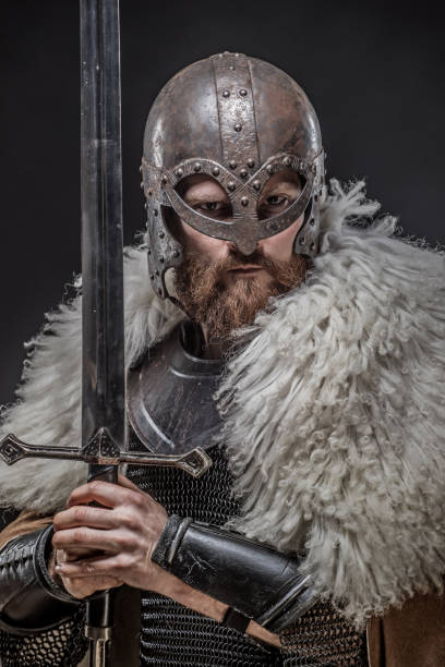 istock Portrait of a redhead Warrior King 1326659206