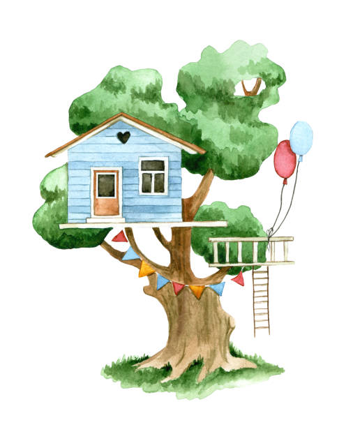 Fairy Tree House Illustrations, Royalty-Free Vector Graphics & Clip Art -  iStock