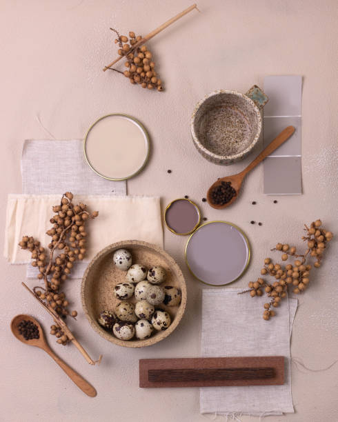 istock Color palette mood board for interior design and decor 1326670062