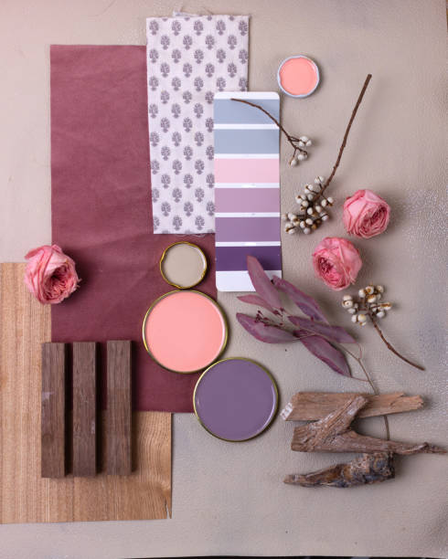 istock Color palette mood board for interior design and decor 1326670065