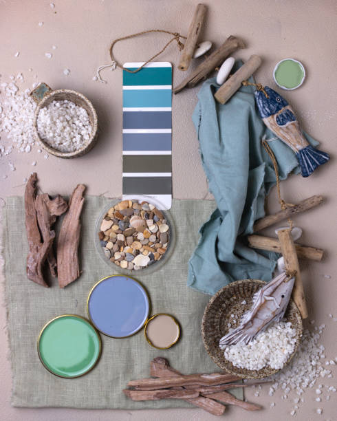 istock Color palette mood board for interior design and decor 1326670076