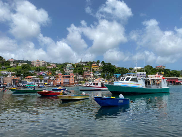 istock Boats in St Georges Bay 1326673715