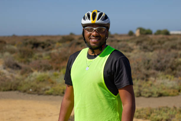 istock A black man cyclist goes for a ride 1326677306